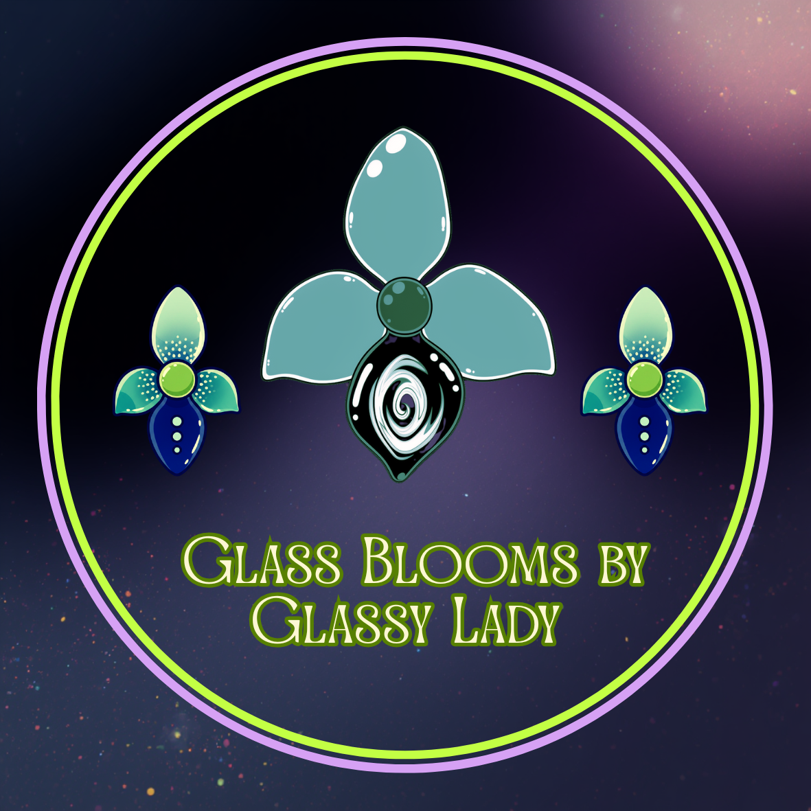Glass Blooms by Glassy Lady