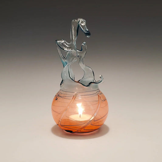 Aqua Orange Raindrop