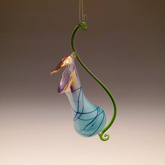 Aqua Pitcher Plant Vase