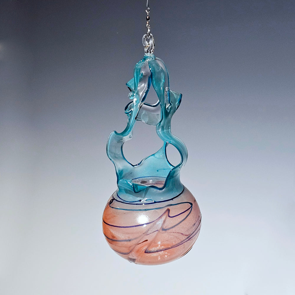 Aqua Orange Raindrop