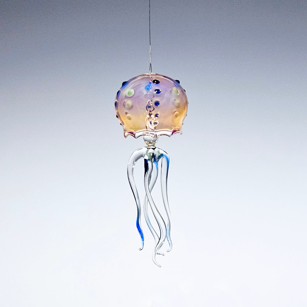 Cobalt Mint Dot Jelly Bell